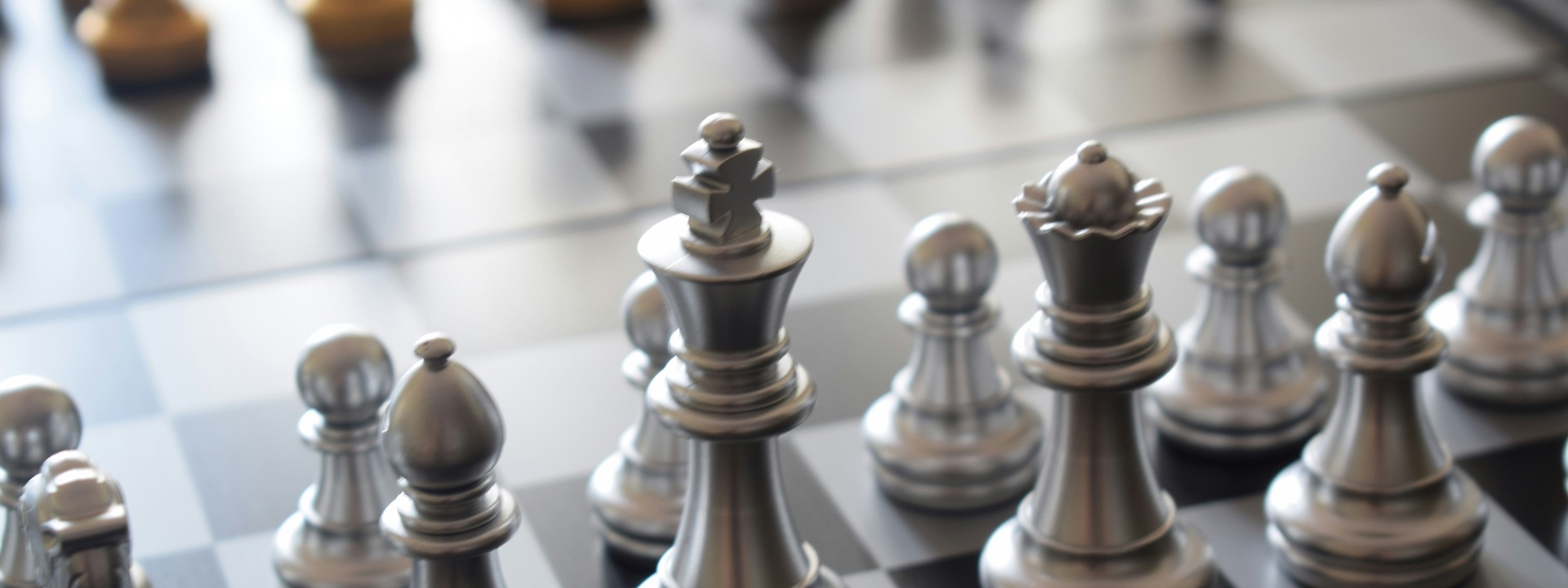 Gold Silver Chess Pieces